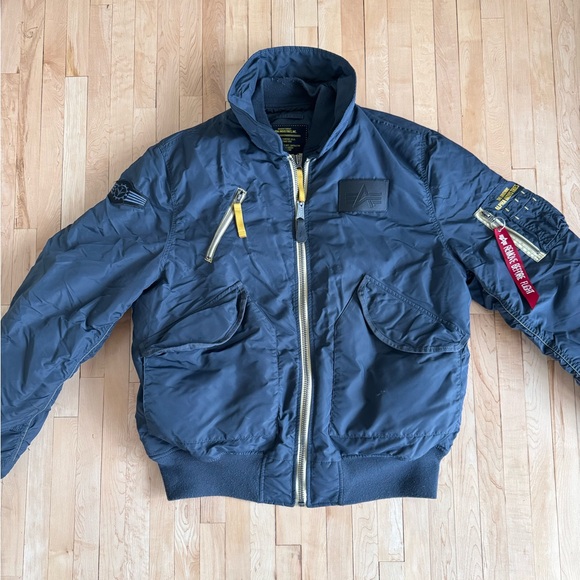 Alpha Industries PON000258 bomber XL Winter Coat - Picture 2 of 12